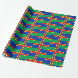 Papier Cadeau Drapeau du papier d'emballage Lincolnshire