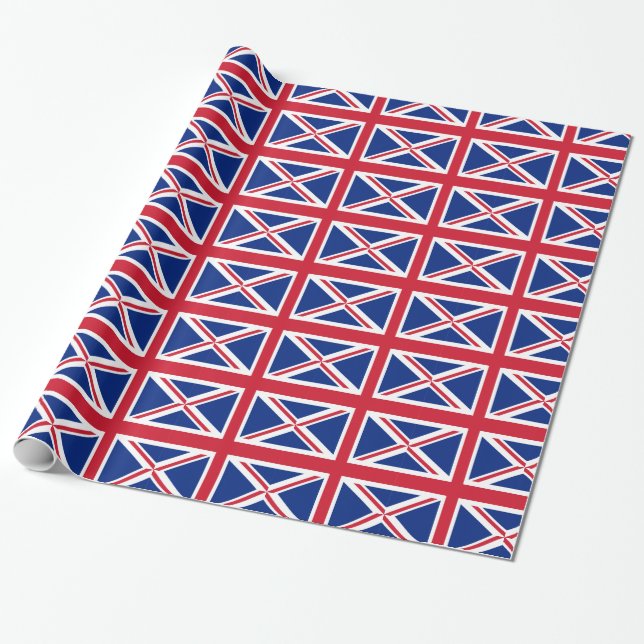 Papier Cadeau Drapeau du Royaume-Uni (Déroulé)