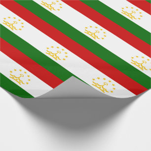 Papier Cadeau Drapeau du Tadjikistan