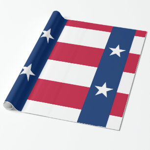 Papier Cadeau Drapeau du Texas
