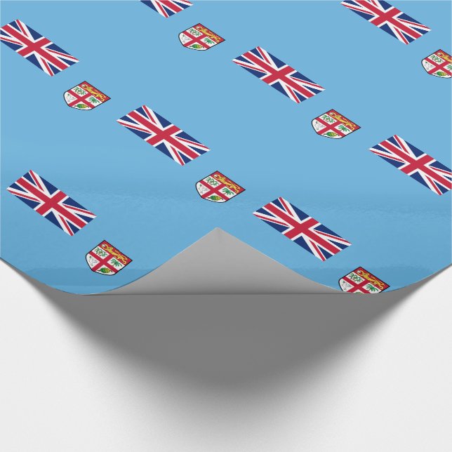Papier Cadeau Drapeau Fidji (Coin)