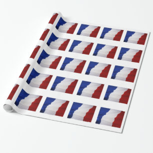 PAPIER CADEAU DRAPEAU FRANÇAIS
