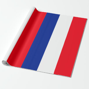 Papier Cadeau Drapeau Français Couleurs patriotiques Voyage int