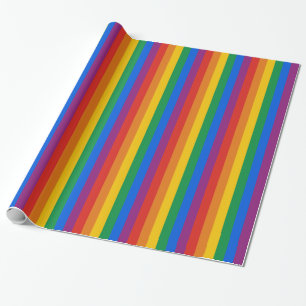 Papier Cadeau Drapeau gay pride / Drapeau arc-en-ciel