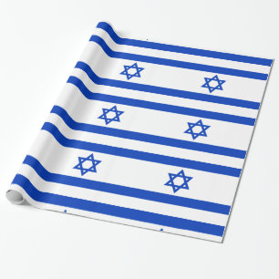 Papier Cadeau Drapeau Israël