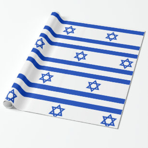 Papier Cadeau Drapeau Israël