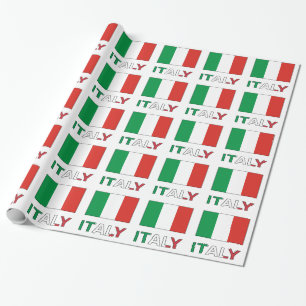 Papier Cadeau Drapeau italien en Italie