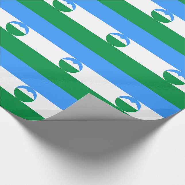 Papier Cadeau Drapeau Kabardino Balkaria (Coin)