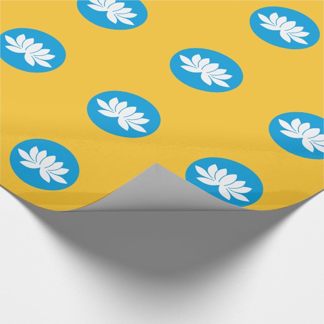 Papier Cadeau Drapeau Kalmykia (Coin)