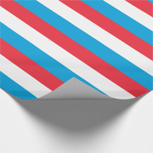 Papier Cadeau Drapeau Luxembourg
