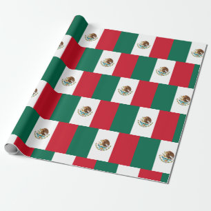 Papier Cadeau Drapeau mexicain - Drapeau du Mexique enveloppant 