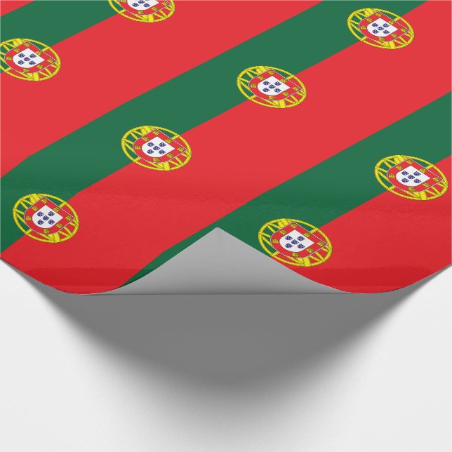 Papier Cadeau Drapeau Portugal (Coin)