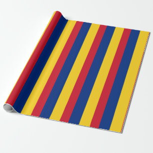 Papier Cadeau Drapeau roumain