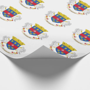 Papier Cadeau Drapeau Saint-Barthélemy