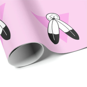 Papier Cadeau Drapeau Triangle Rose Two-Spirit