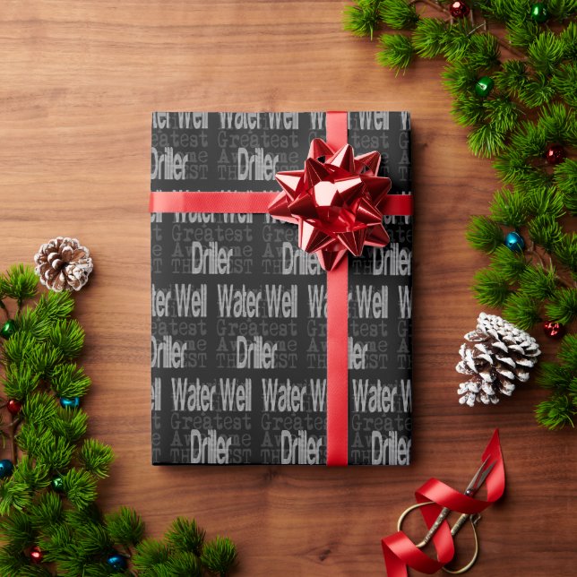 Papier Cadeau Drave de puits Extraordinaire (Cadeau de vacances)