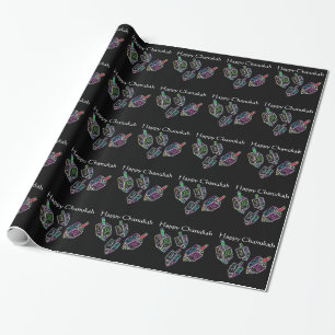 Papier Cadeau Driedels pour Chanukah