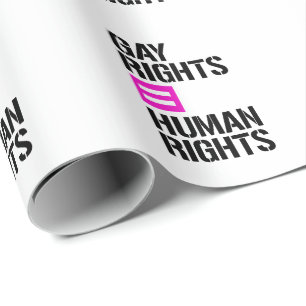 Papier Cadeau Droits des homosexuels égaux droits de l'homme