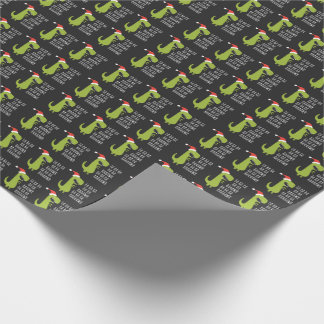 Papier Cadeau Drôle Dinosaur Fa Ra Rawr Rawr Noël T Rex