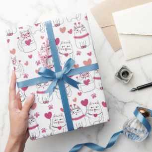 Papier cadeau drôle et sarcastique pour la Saint-V