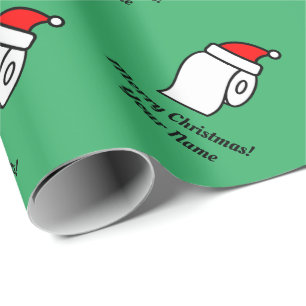 Papier Cadeau Drôle Noël papier de toilette conception personnal