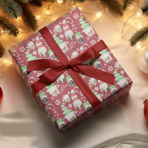 Papier Cadeau Drôle Photos Joyeux Noël Novelty Cadeau Rouge