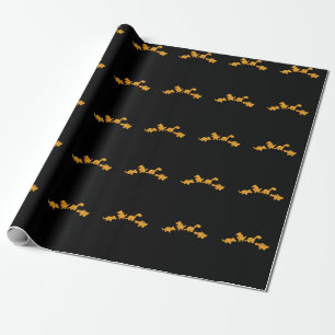Papier Cadeau Drôle Poulet Nuggets Dino Nourriture Dinosaur Ama