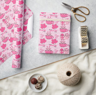 Papier Cadeau Drôle Pun d'amour de porc