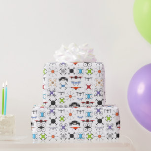 Papier Cadeau Drones volants