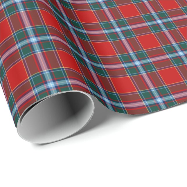 Papier Cadeau Drummond Clan Tartan (Coin rond)