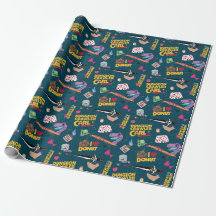 Papier cadeau Dungeon Crawler Carl Bleu