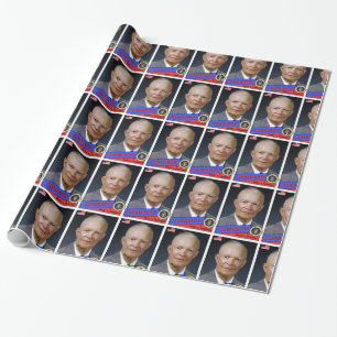Papier Cadeau Dwight D. Carte de baseball Eisenhower