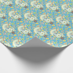 PAPIER CADEAU EASTER BUNNY JELLY BEAN DREAMS WRAPPER PAPIER