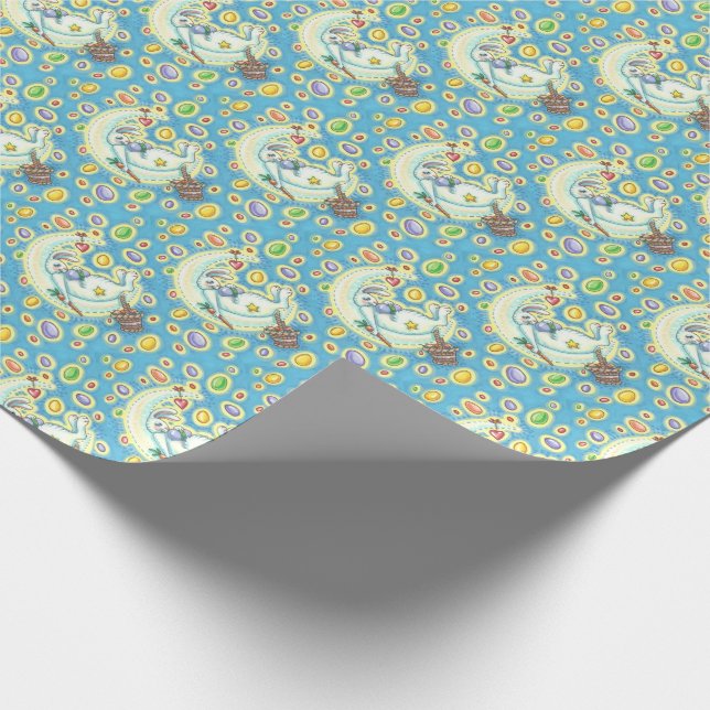 PAPIER CADEAU EASTER BUNNY JELLY BEAN DREAMS WRAPPER PAPIER (Coin)