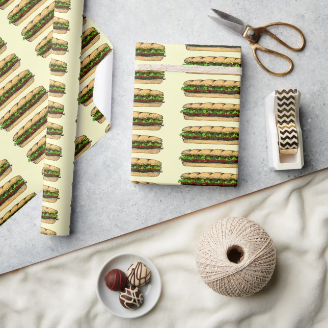 Papier Cadeau Eat a Hoagie Day (Artisanat)