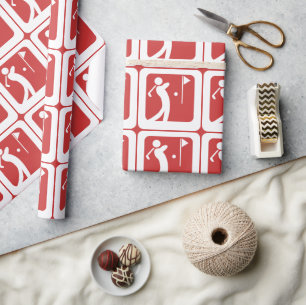 Papier Cadeau Eat Sleep Golf