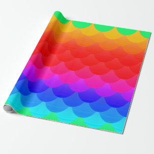 Papier Cadeau échelle de sirène
