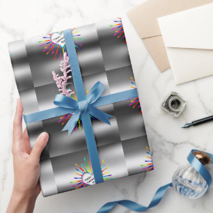 Papier Cadeau Éclairage coeur