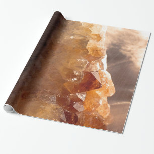 Papier Cadeau Éclat citrin