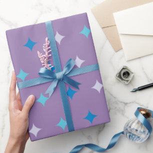 Papier Cadeau Éclatement radiant, violet
