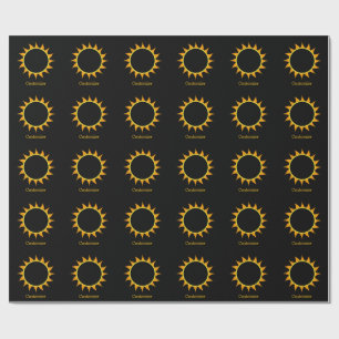 Papier Cadeau Éclipse solaire totale Thunder_Cove