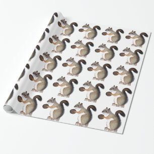 Papier Cadeau Écureuil
