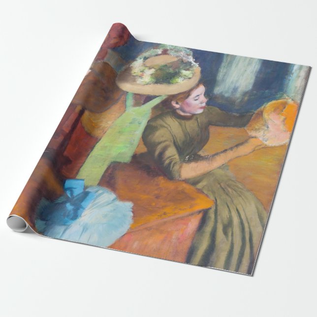 Papier Cadeau Edgar Degas - La boutique de la friterie (Déroulé)