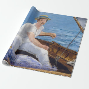 Papier Cadeau Edouard Manet - En bateau