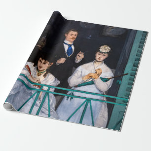 Papier Cadeau Edouard Manet - Le Balcon / Le Balcon