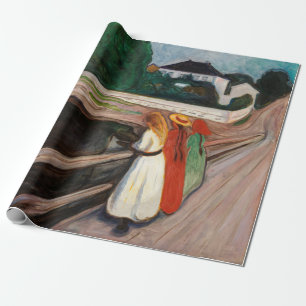 Papier Cadeau Edvard Munch - Les filles sur le pont
