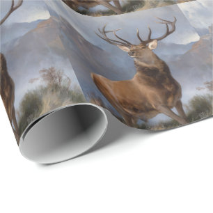 Papier Cadeau Edwin Henry Landseer   Le monarque du verre