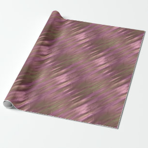 Papier Cadeau Effet métallique Rose et or 2