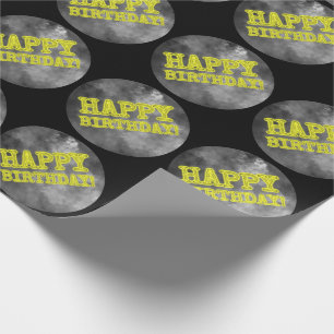 Papier Cadeau Éffrayante Aura Jumelée "HEUREUX ANNIVERSAIRE !"