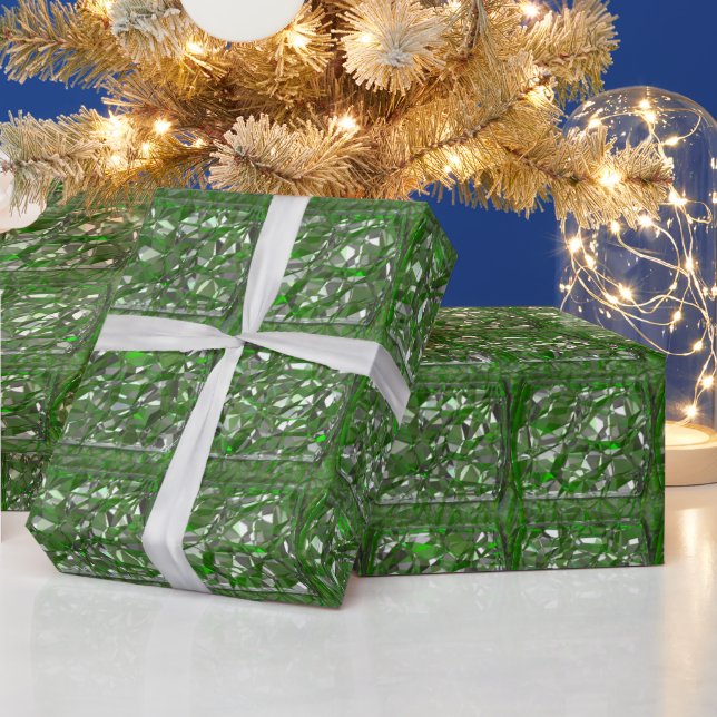 Papier Cadeau Élégance Emerald Rimple (Vacances)